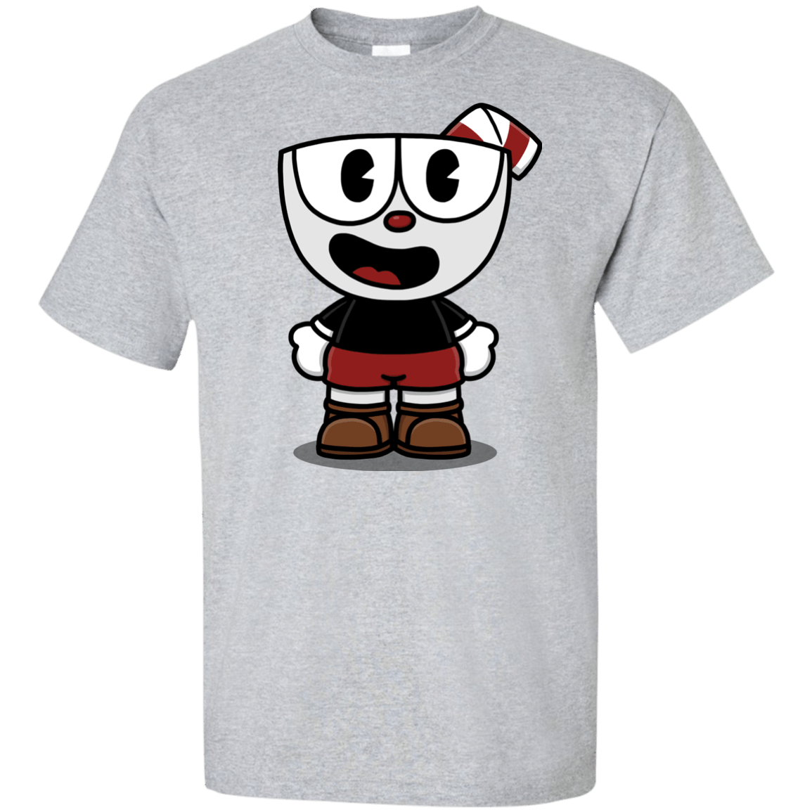 T-Shirts Sport Grey / XLT Hello Cuphead Tall T-Shirt