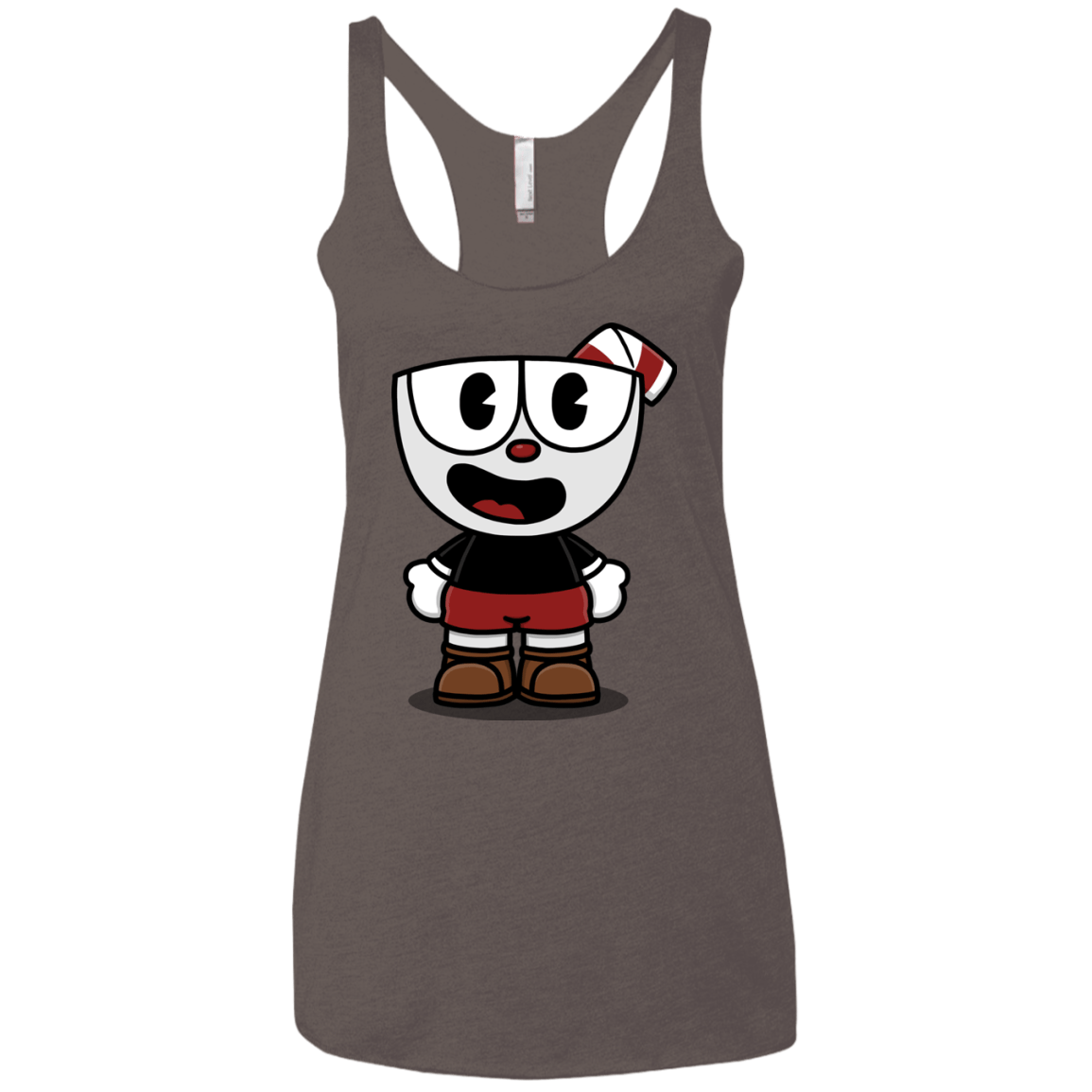 T-Shirts Macchiato / X-Small Hello Cuphead Women's Triblend Racerback Tank