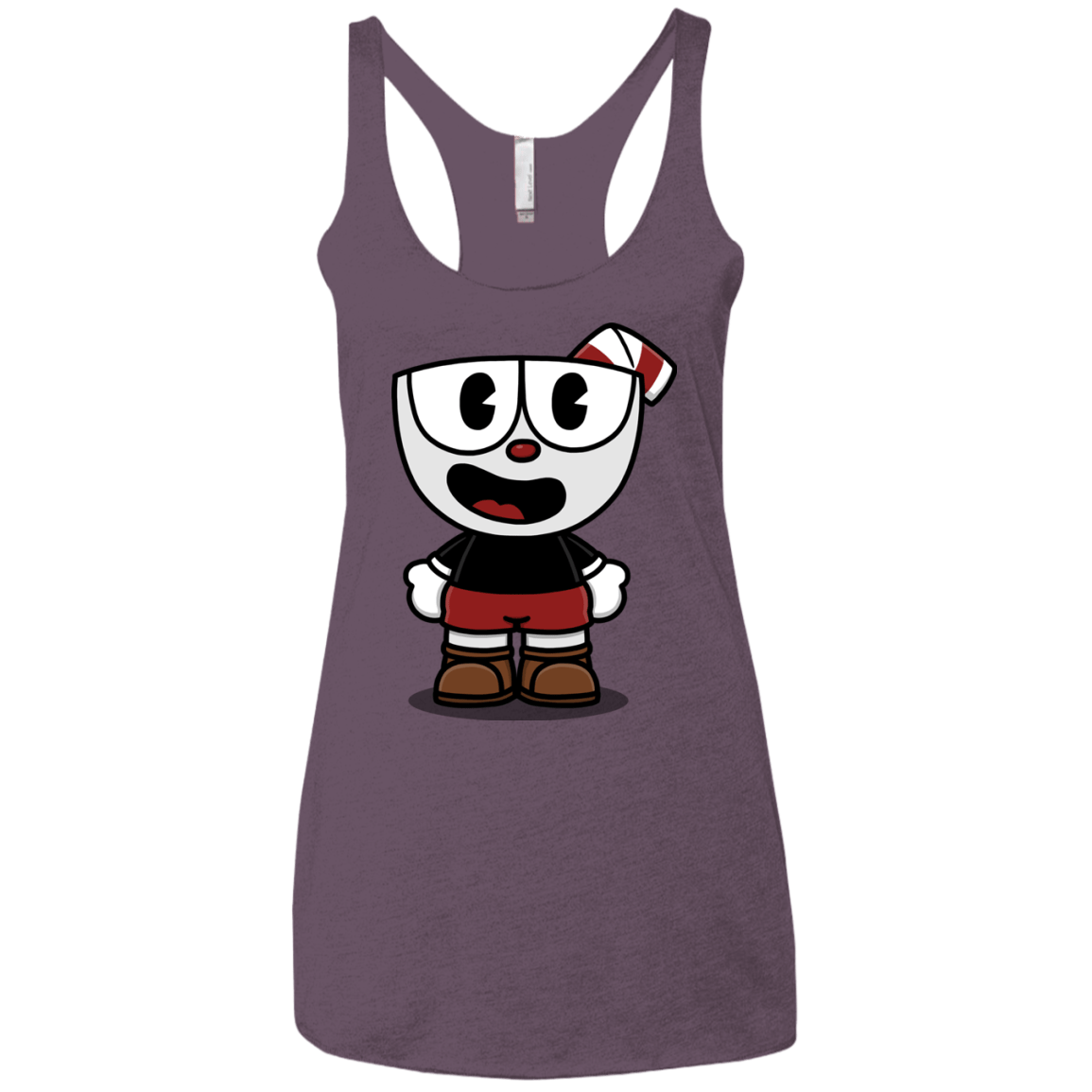 T-Shirts Vintage Purple / X-Small Hello Cuphead Women's Triblend Racerback Tank