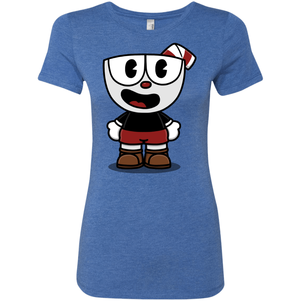 T-Shirts Vintage Royal / S Hello Cuphead Women's Triblend T-Shirt
