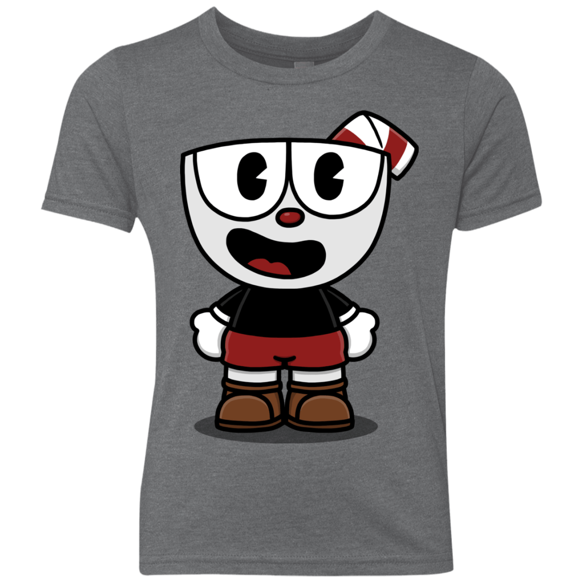 T-Shirts Premium Heather / YXS Hello Cuphead Youth Triblend T-Shirt