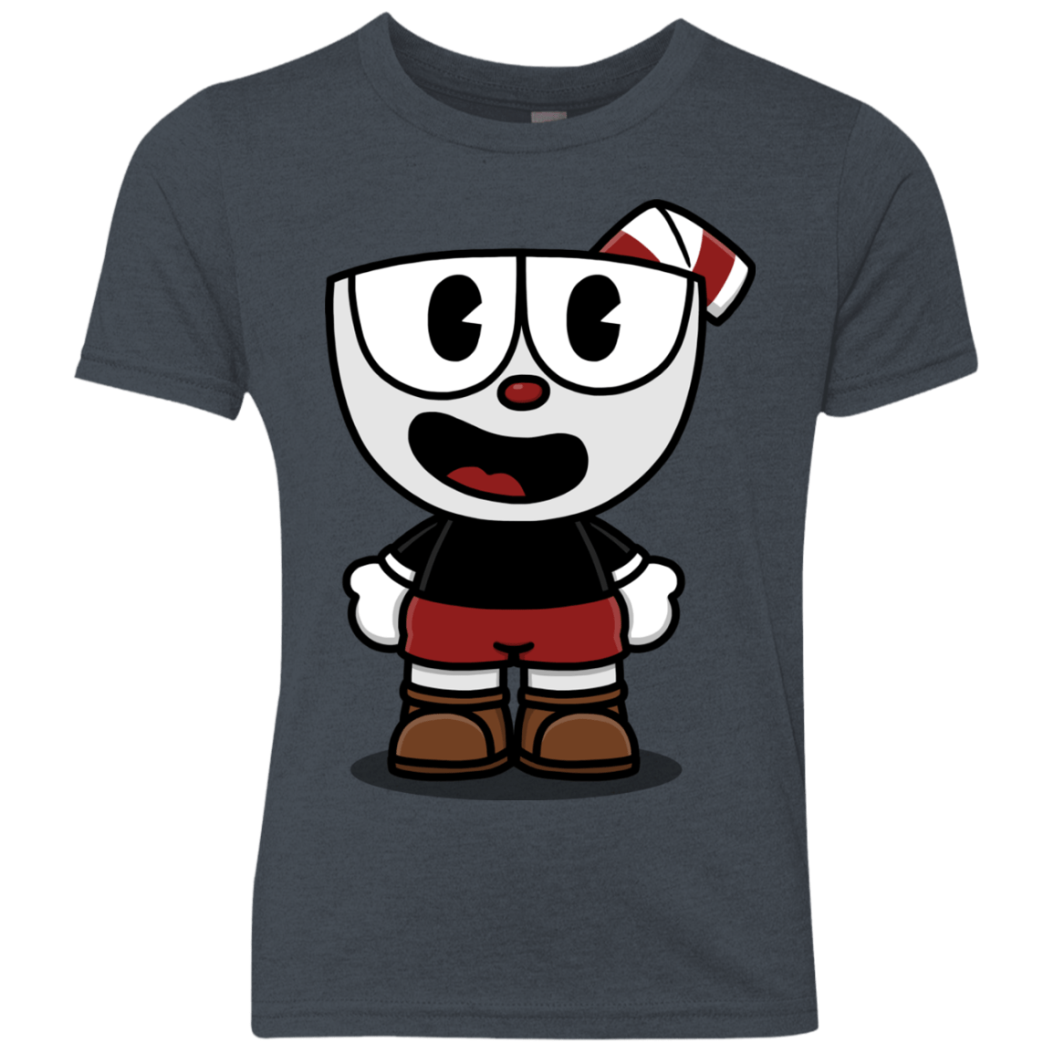 T-Shirts Vintage Navy / YXS Hello Cuphead Youth Triblend T-Shirt