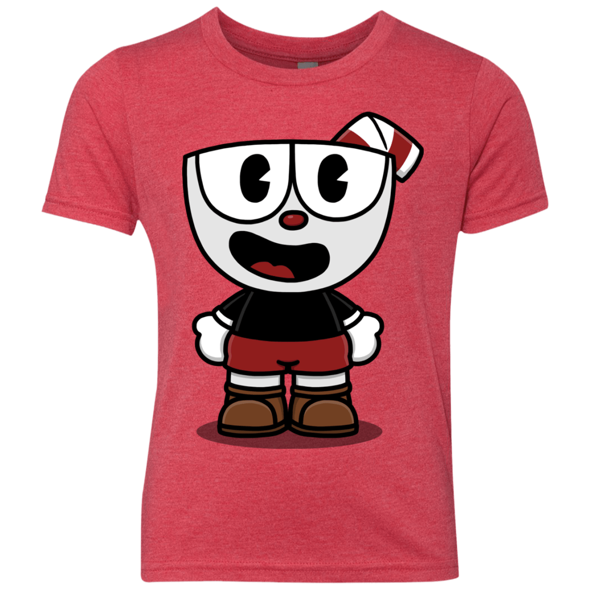 T-Shirts Vintage Red / YXS Hello Cuphead Youth Triblend T-Shirt