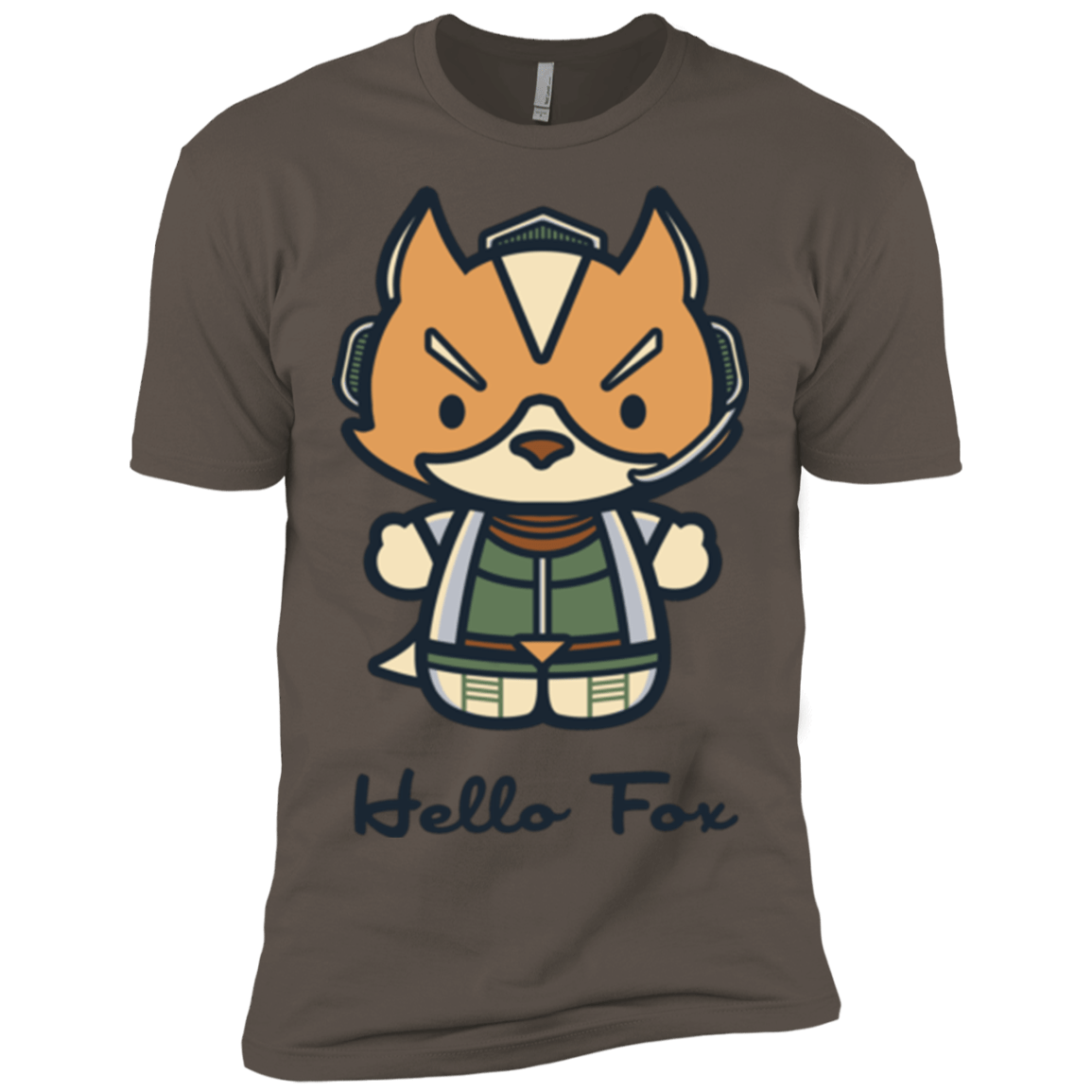 T-Shirts Warm Grey / X-Small Hello Fox Men's Premium T-Shirt