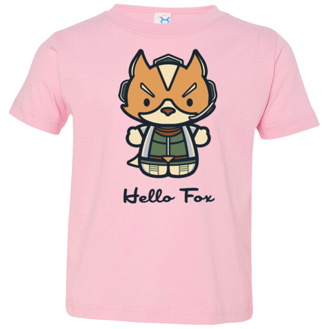 T-Shirts Pink / 2T Hello Fox Toddler Premium T-Shirt