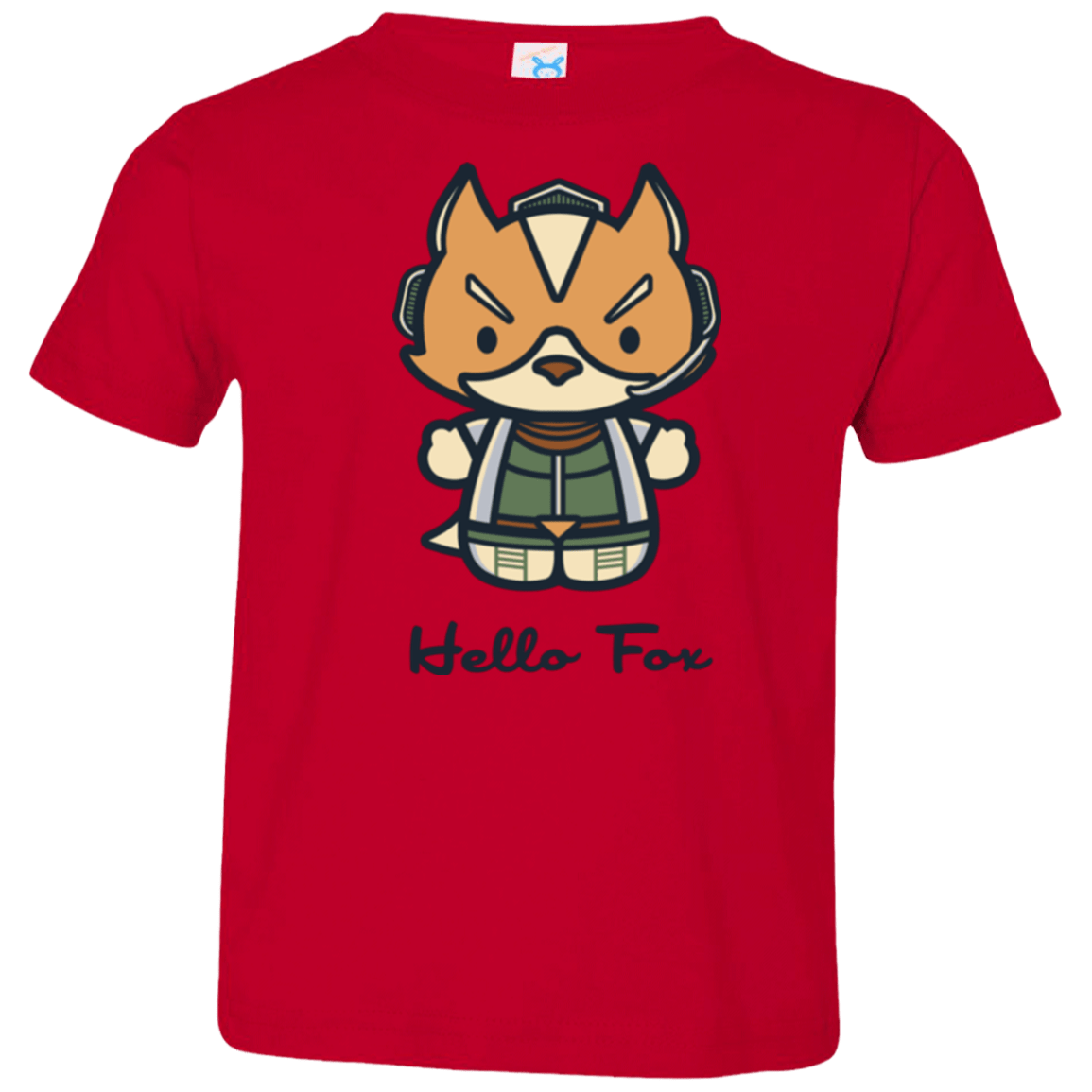 T-Shirts Red / 2T Hello Fox Toddler Premium T-Shirt