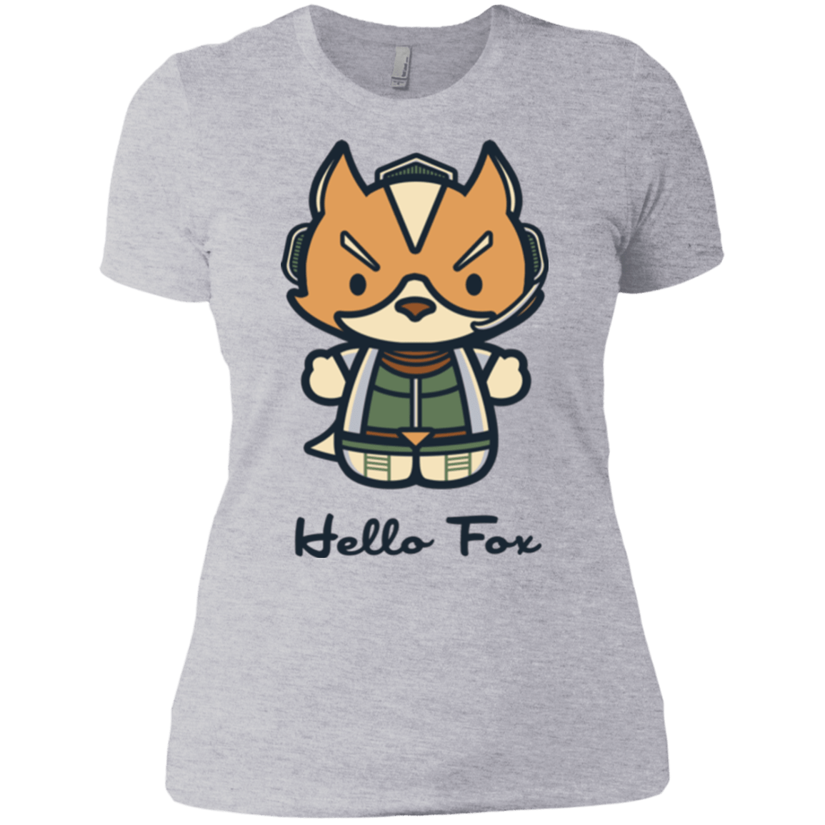 T-Shirts Heather Grey / X-Small Hello Fox Women's Premium T-Shirt