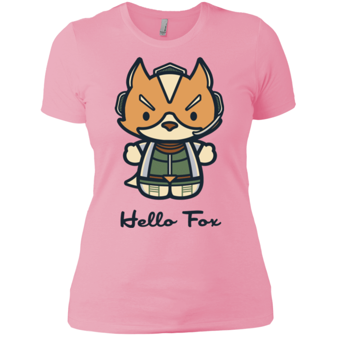 T-Shirts Light Pink / X-Small Hello Fox Women's Premium T-Shirt
