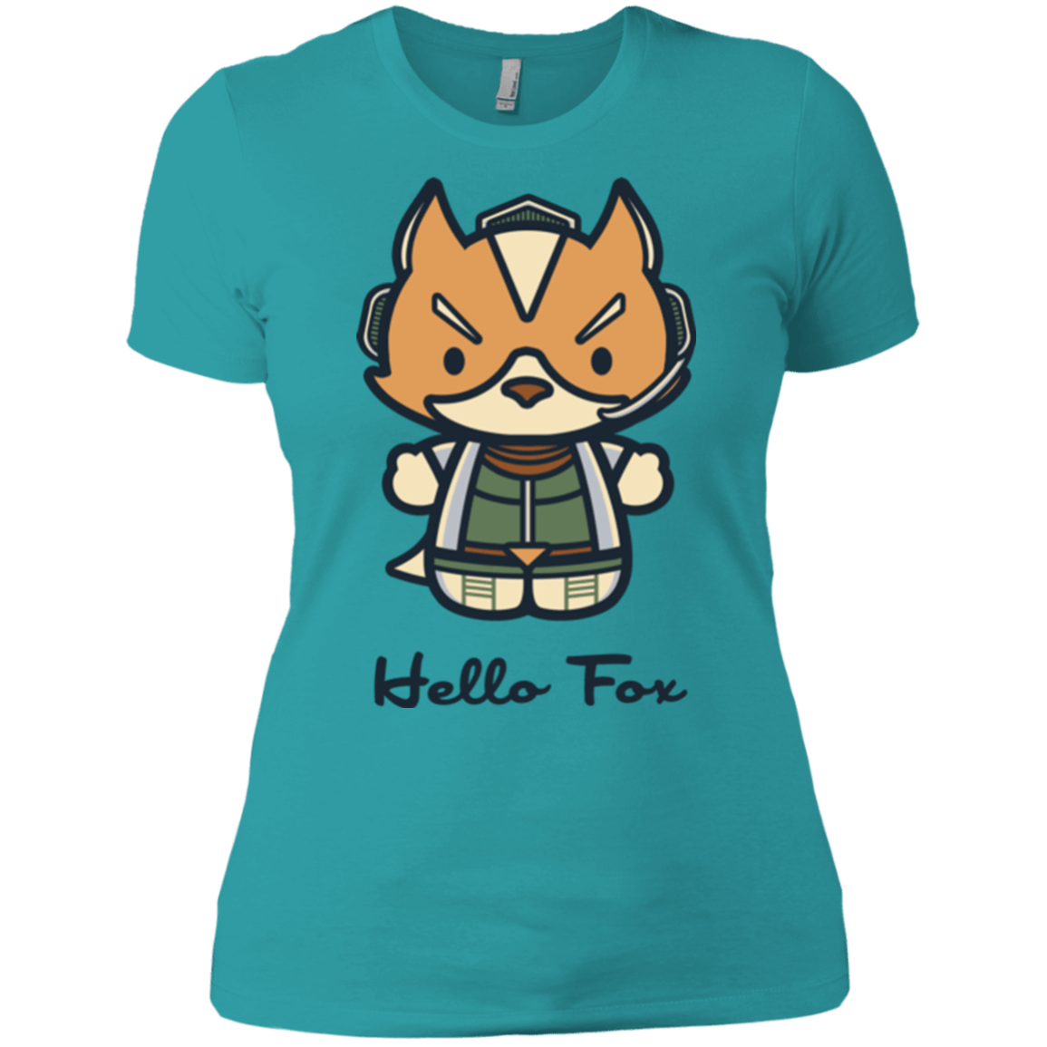 T-Shirts Tahiti Blue / X-Small Hello Fox Women's Premium T-Shirt