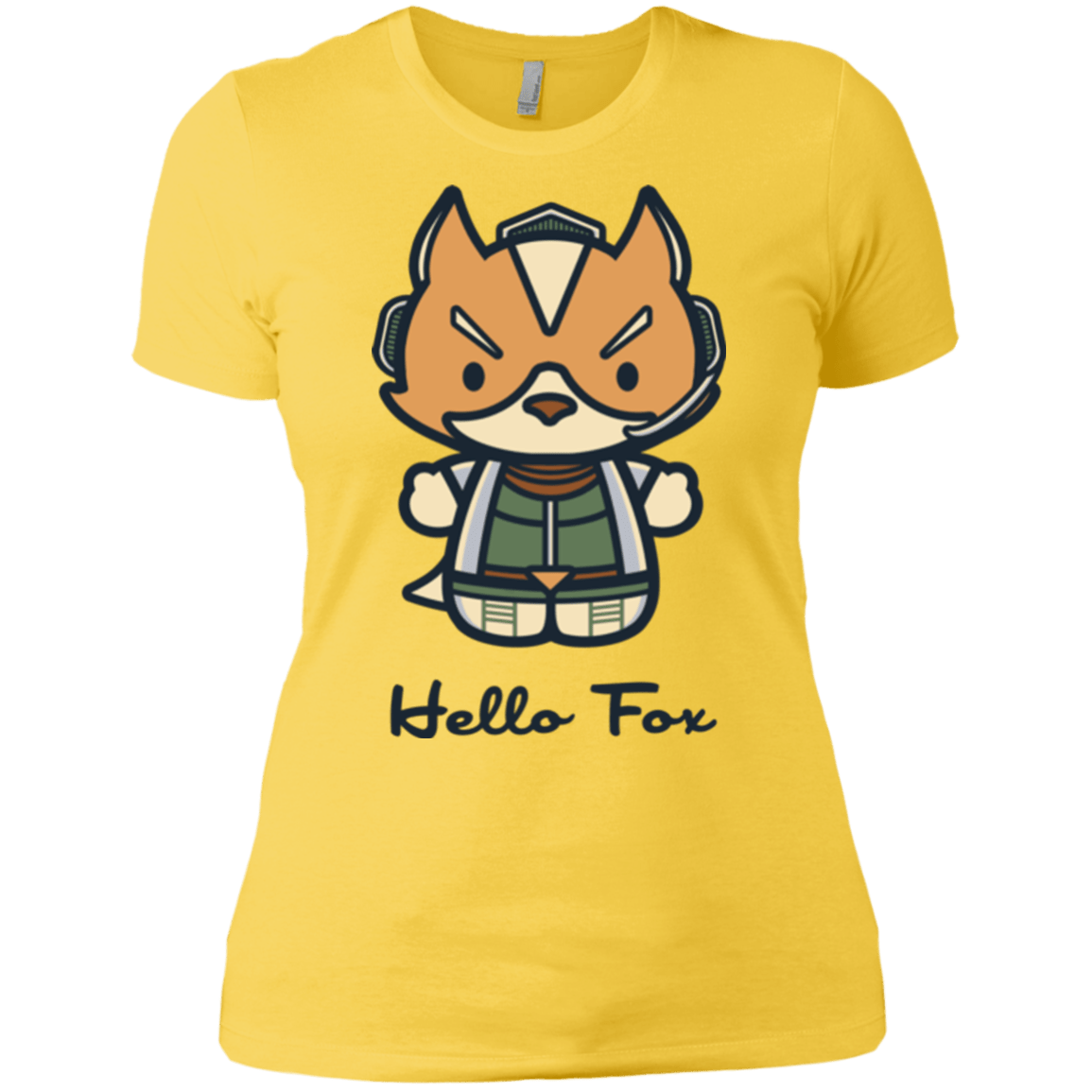 T-Shirts Vibrant Yellow / X-Small Hello Fox Women's Premium T-Shirt