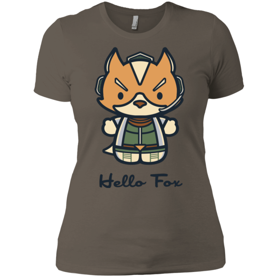 T-Shirts Warm Grey / X-Small Hello Fox Women's Premium T-Shirt