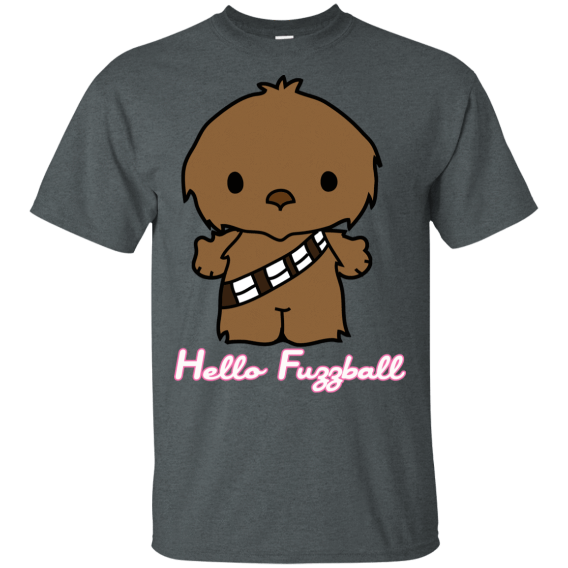 T-Shirts Dark Heather / S Hello Fuzzball T-Shirt