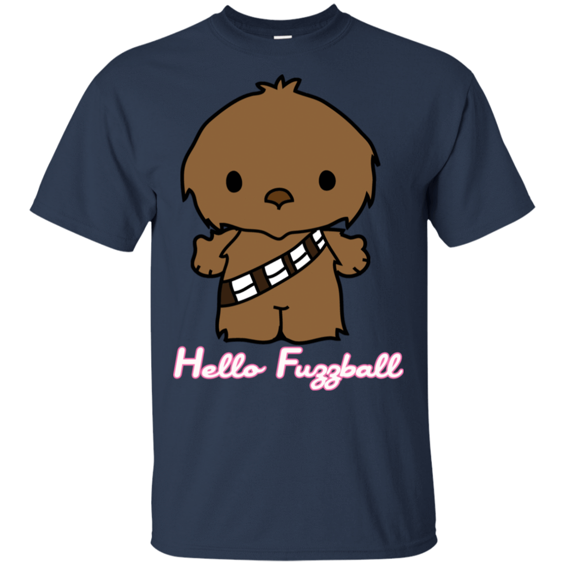 T-Shirts Navy / S Hello Fuzzball T-Shirt