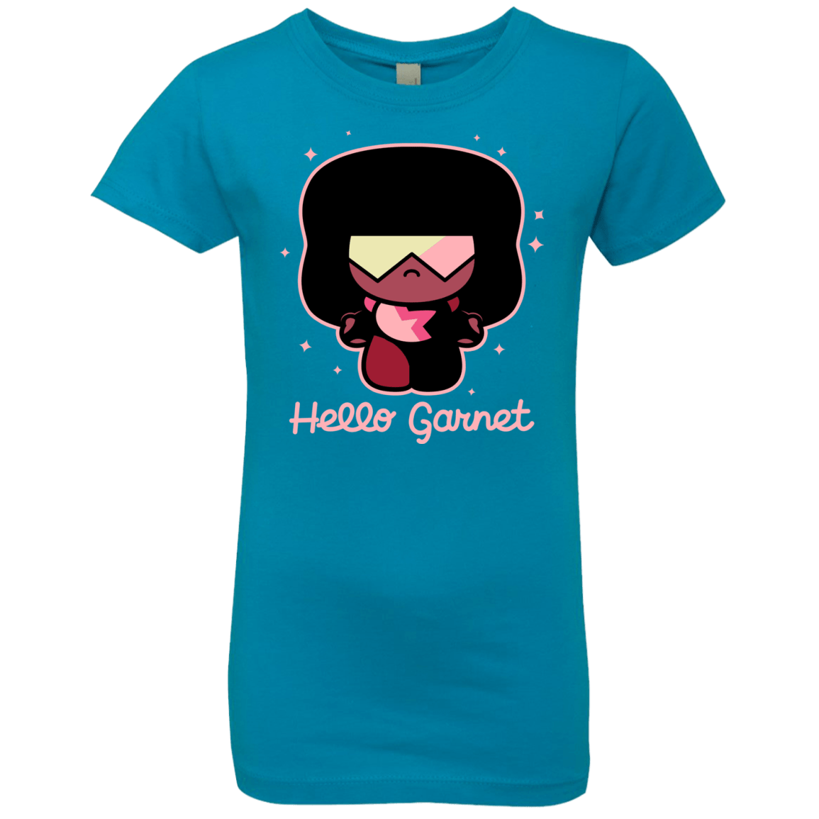 T-Shirts Turquoise / YXS Hello Garnet Girls Premium T-Shirt