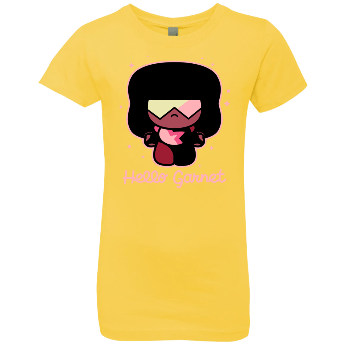 T-Shirts Vibrant Yellow / YXS Hello Garnet Girls Premium T-Shirt