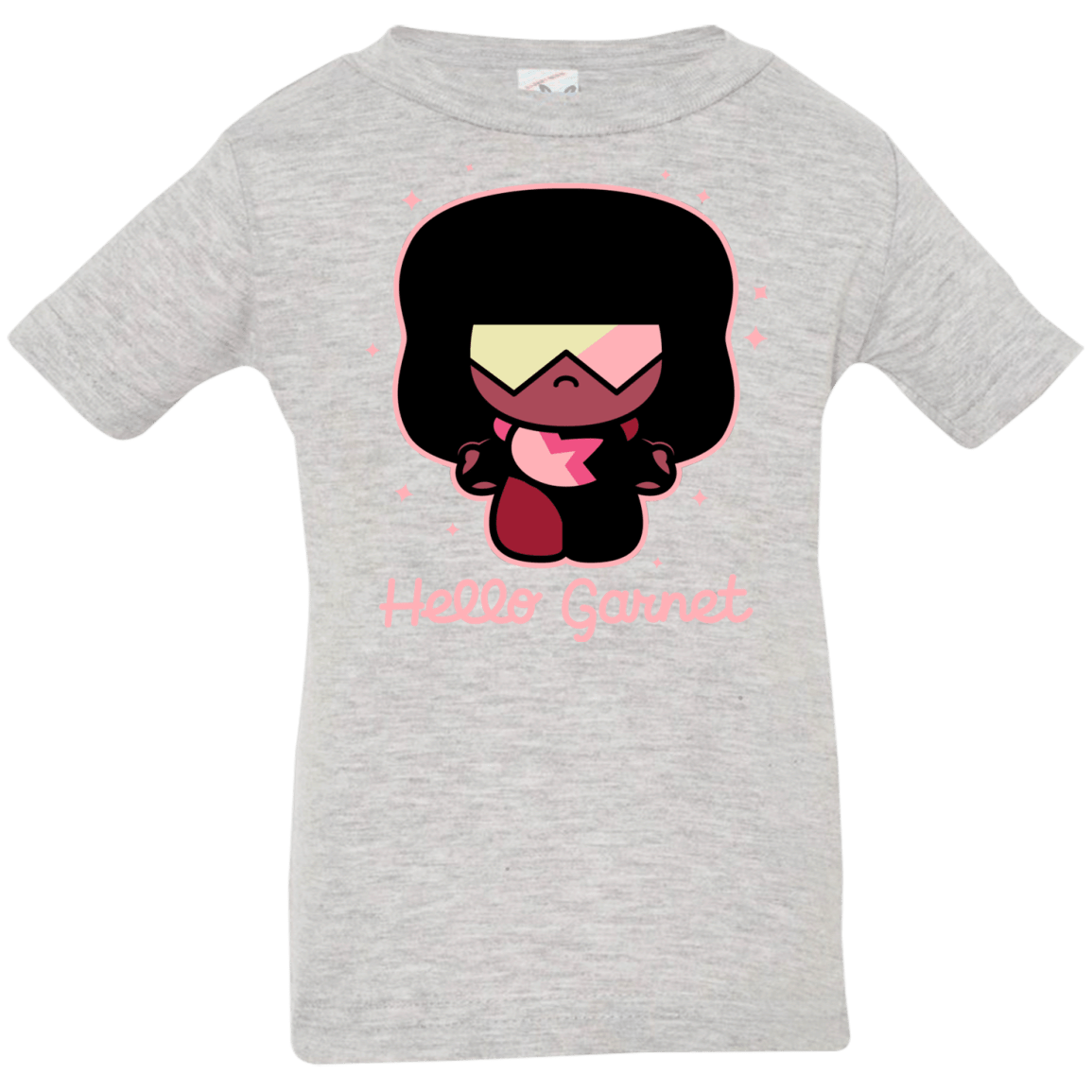 T-Shirts Heather Grey / 6 Months Hello Garnet Infant Premium T-Shirt