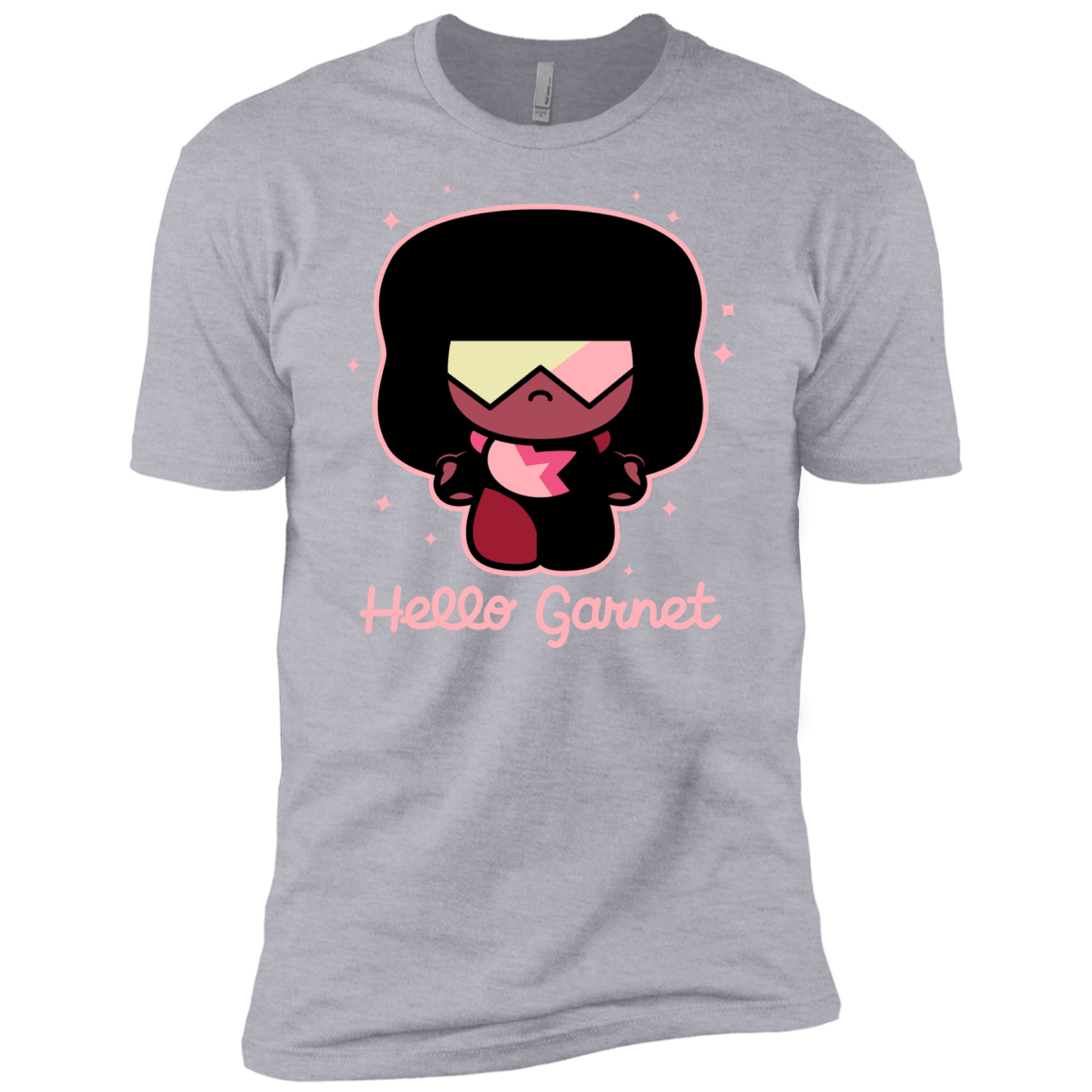 T-Shirts Heather Grey / X-Small Hello Garnet Men's Premium T-Shirt