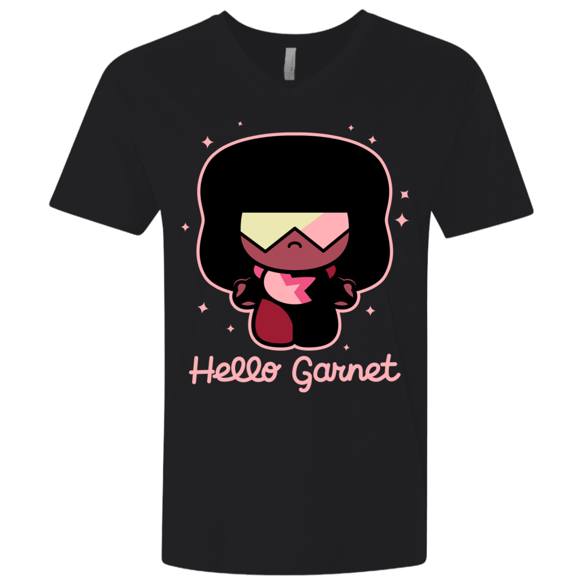 T-Shirts Black / X-Small Hello Garnet Men's Premium V-Neck