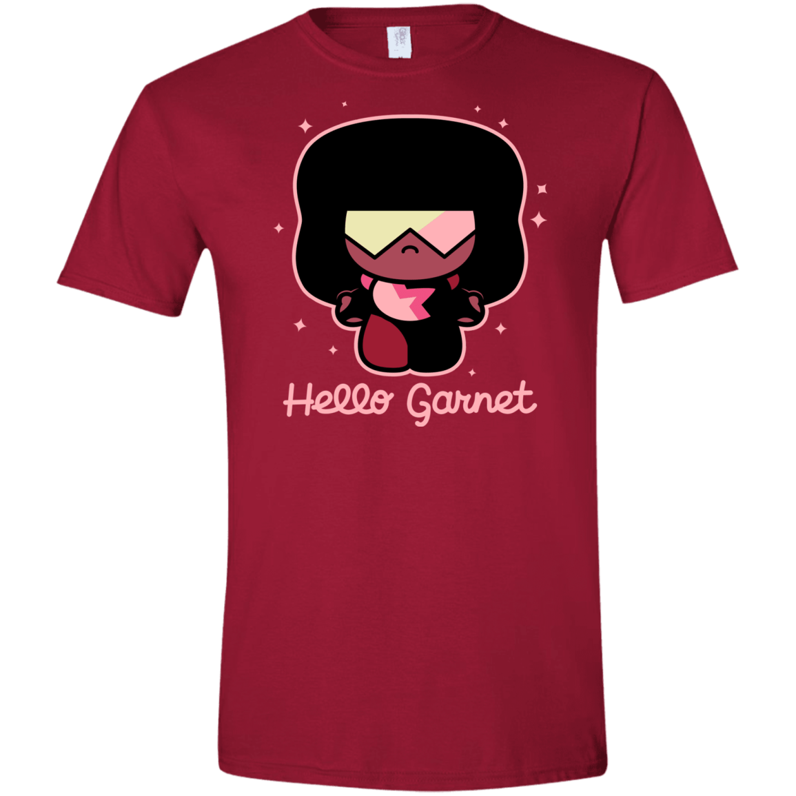 T-Shirts Cardinal Red / S Hello Garnet Men's Semi-Fitted Softstyle