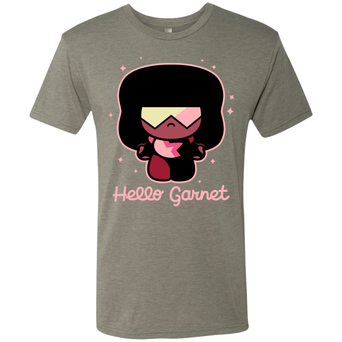 T-Shirts Venetian Grey / S Hello Garnet Men's Triblend T-Shirt