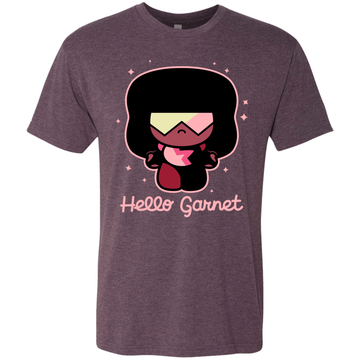 T-Shirts Vintage Purple / S Hello Garnet Men's Triblend T-Shirt