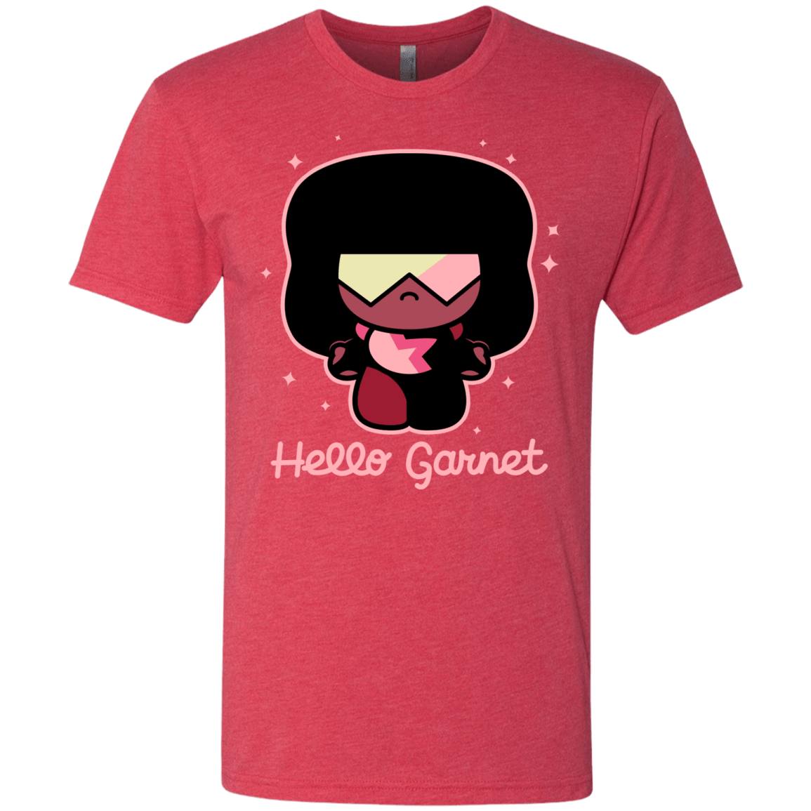 T-Shirts Vintage Red / S Hello Garnet Men's Triblend T-Shirt