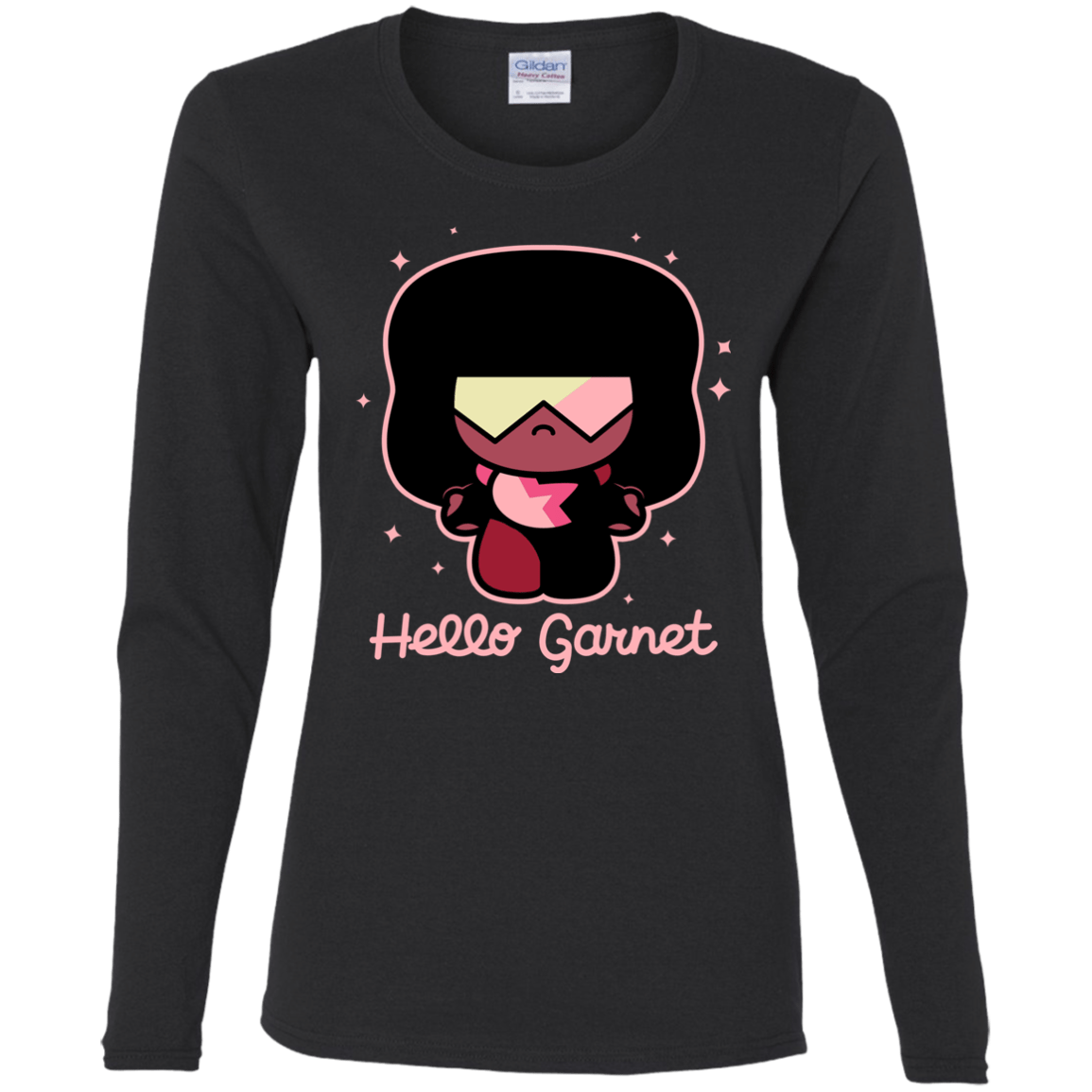 T-Shirts Black / S Hello Garnet Women's Long Sleeve T-Shirt