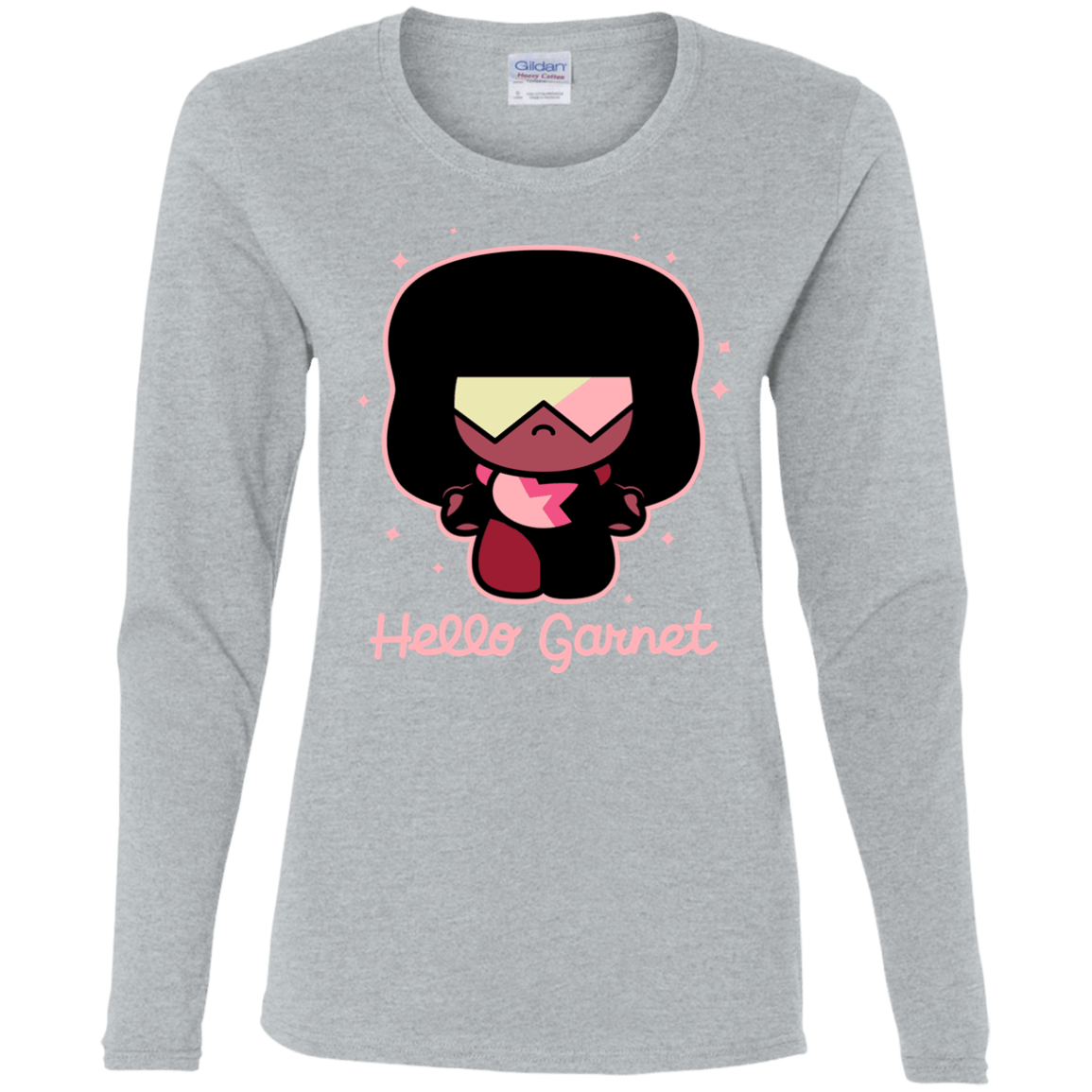T-Shirts Sport Grey / S Hello Garnet Women's Long Sleeve T-Shirt