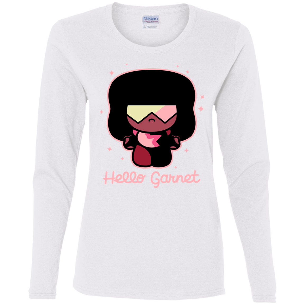 T-Shirts White / S Hello Garnet Women's Long Sleeve T-Shirt