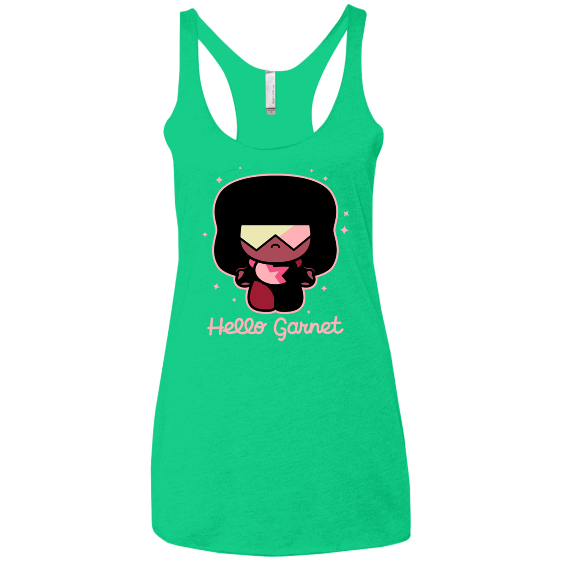 T-Shirts Envy / X-Small Hello Garnet Women's Triblend Racerback Tank