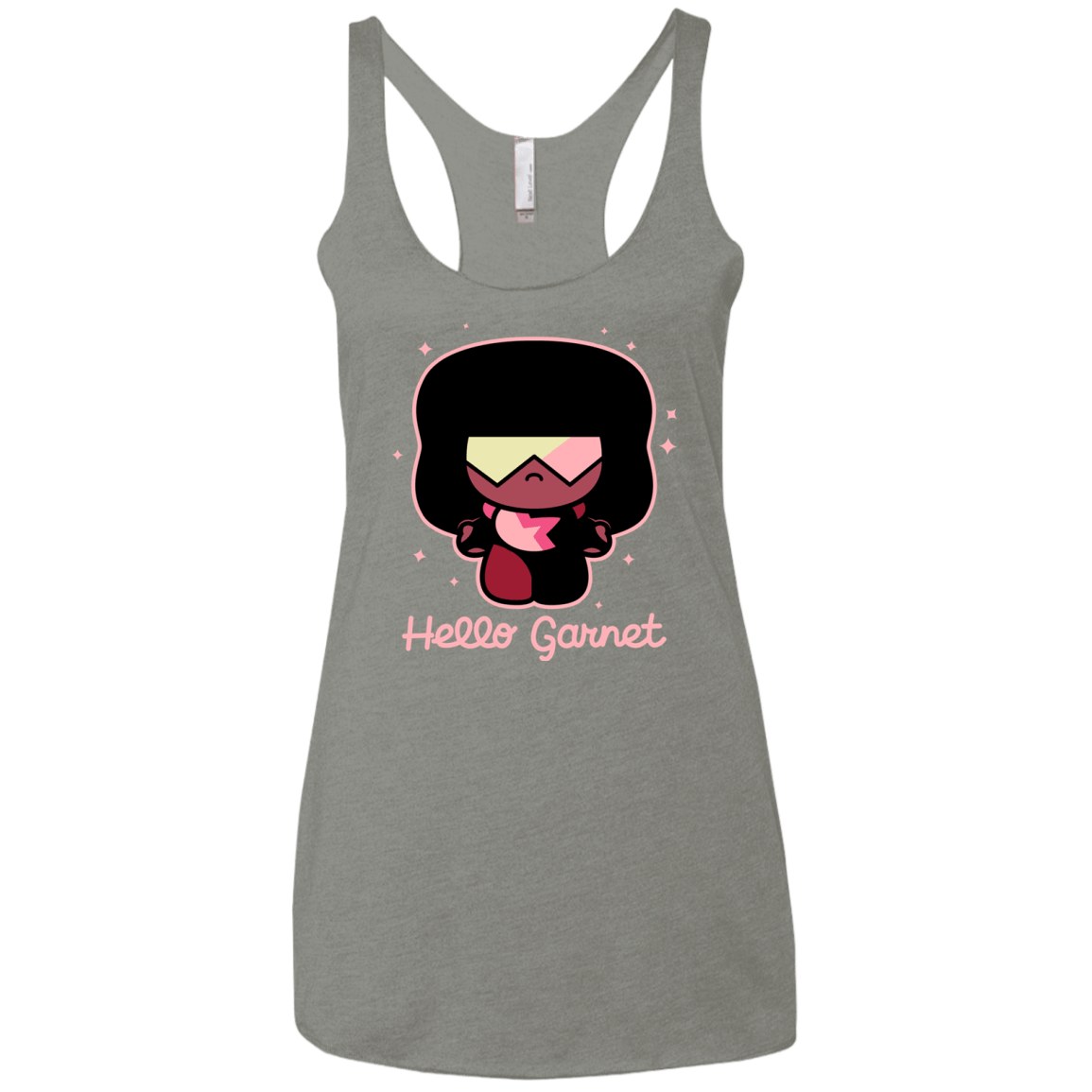 T-Shirts Venetian Grey / X-Small Hello Garnet Women's Triblend Racerback Tank