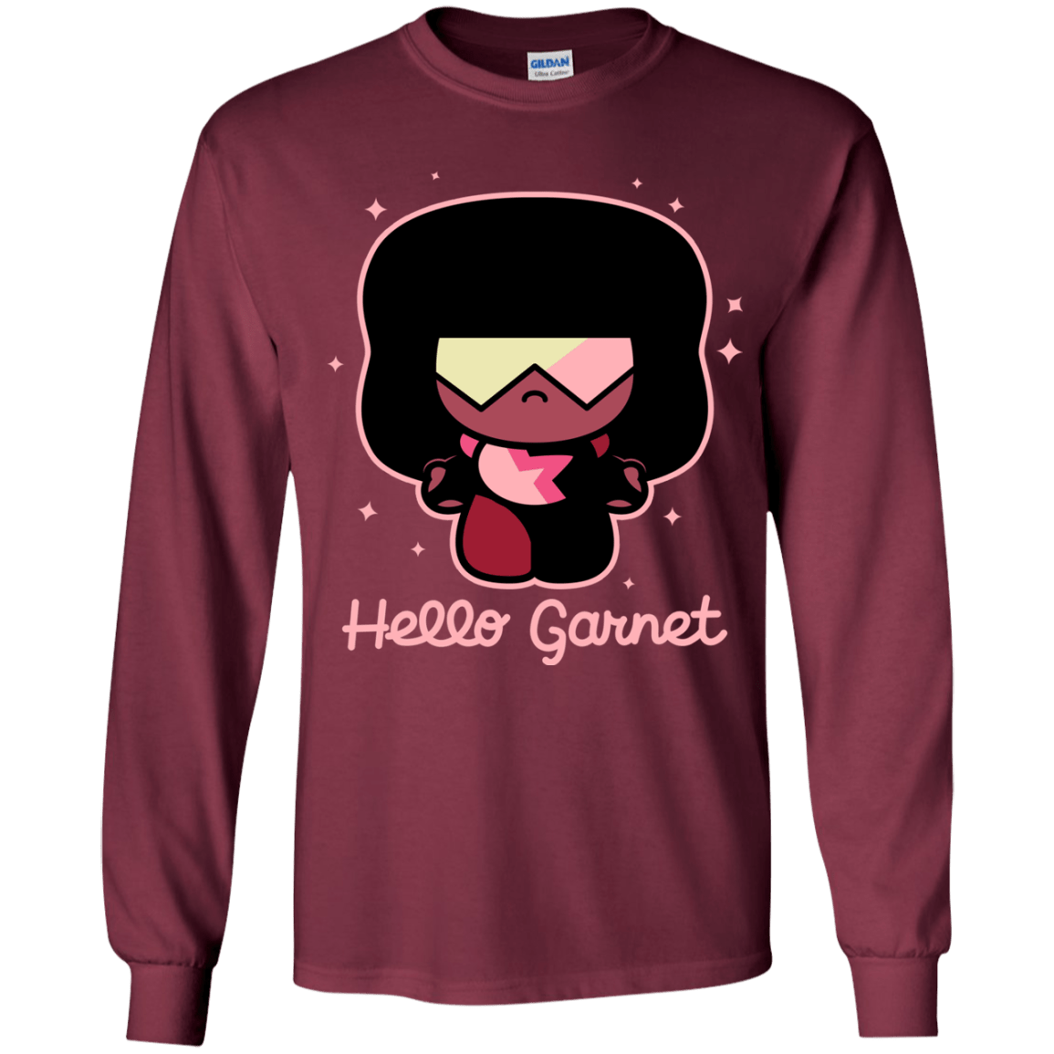 T-Shirts Maroon / YS Hello Garnet Youth Long Sleeve T-Shirt