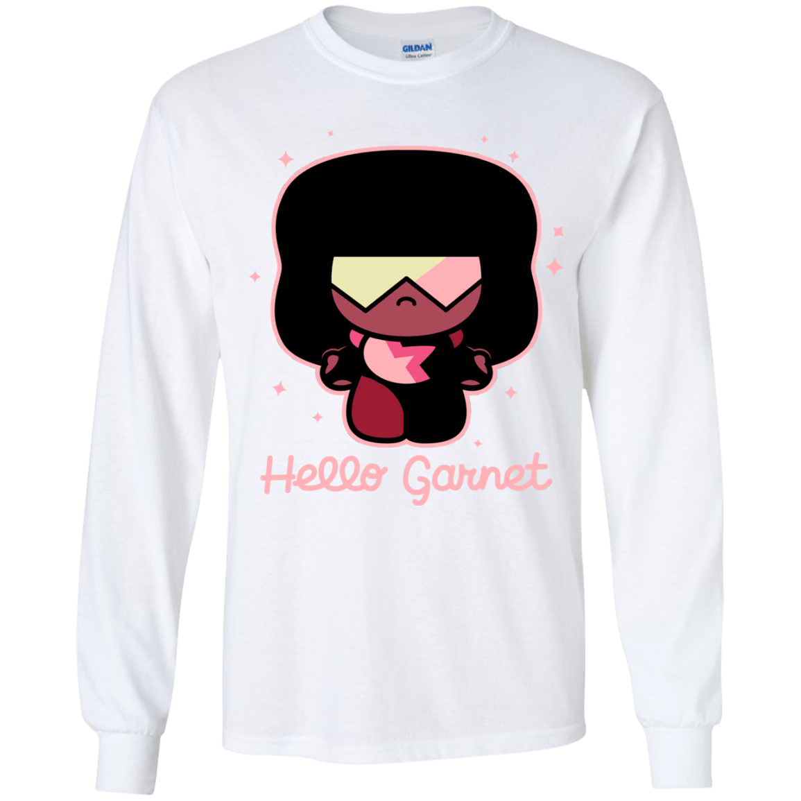 T-Shirts White / YS Hello Garnet Youth Long Sleeve T-Shirt