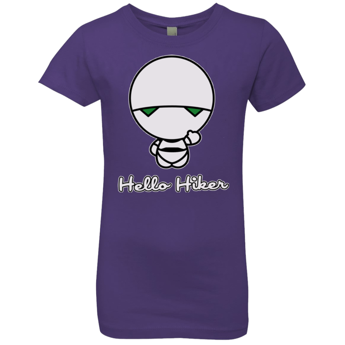 T-Shirts Purple Rush / YXS Hello Hiker Girls Premium T-Shirt