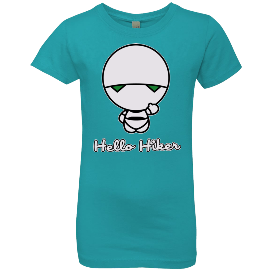 T-Shirts Tahiti Blue / YXS Hello Hiker Girls Premium T-Shirt