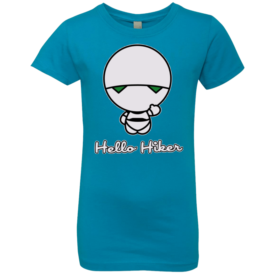 T-Shirts Turquoise / YXS Hello Hiker Girls Premium T-Shirt