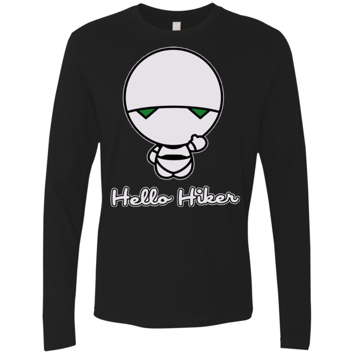 T-Shirts Black / Small Hello Hiker Men's Premium Long Sleeve
