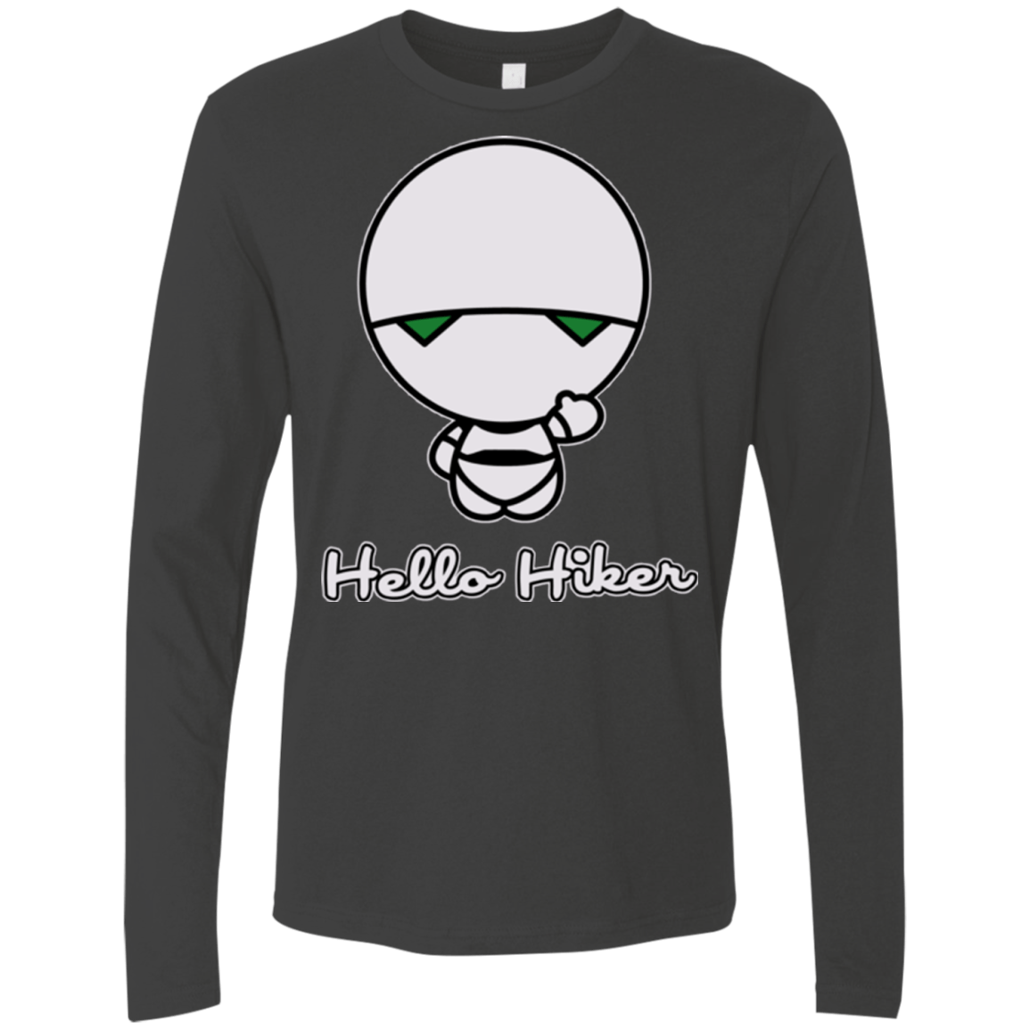 T-Shirts Heavy Metal / Small Hello Hiker Men's Premium Long Sleeve