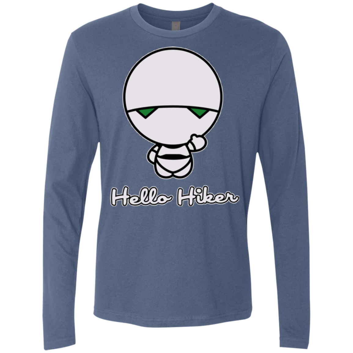 T-Shirts Indigo / Small Hello Hiker Men's Premium Long Sleeve