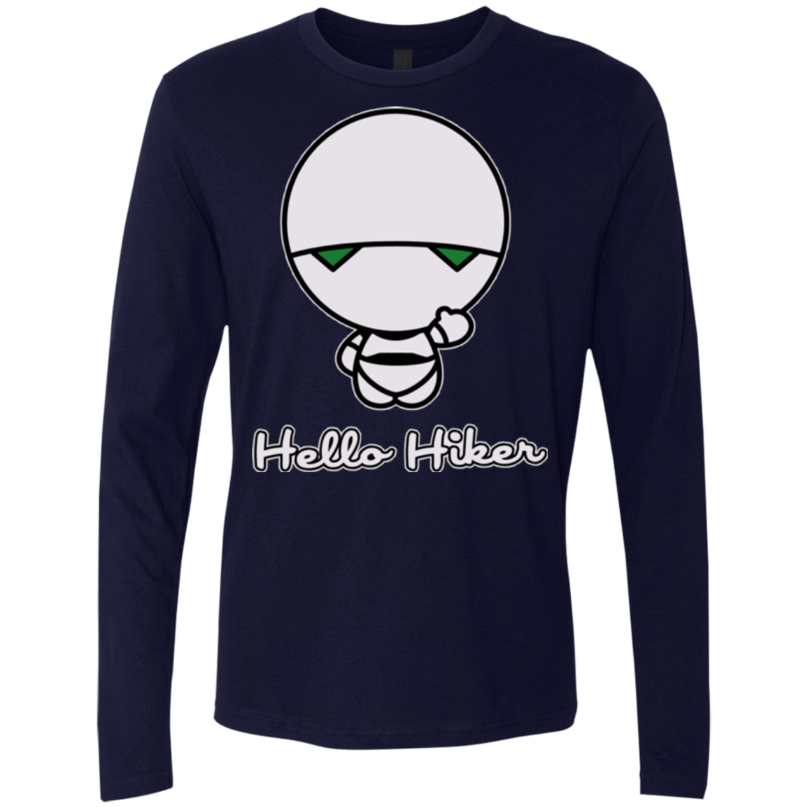 T-Shirts Midnight Navy / Small Hello Hiker Men's Premium Long Sleeve