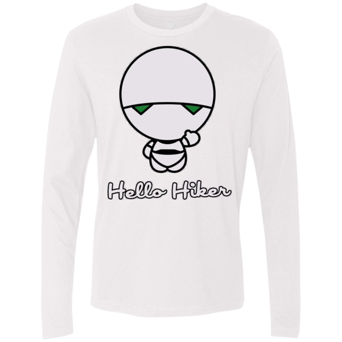 T-Shirts White / Small Hello Hiker Men's Premium Long Sleeve