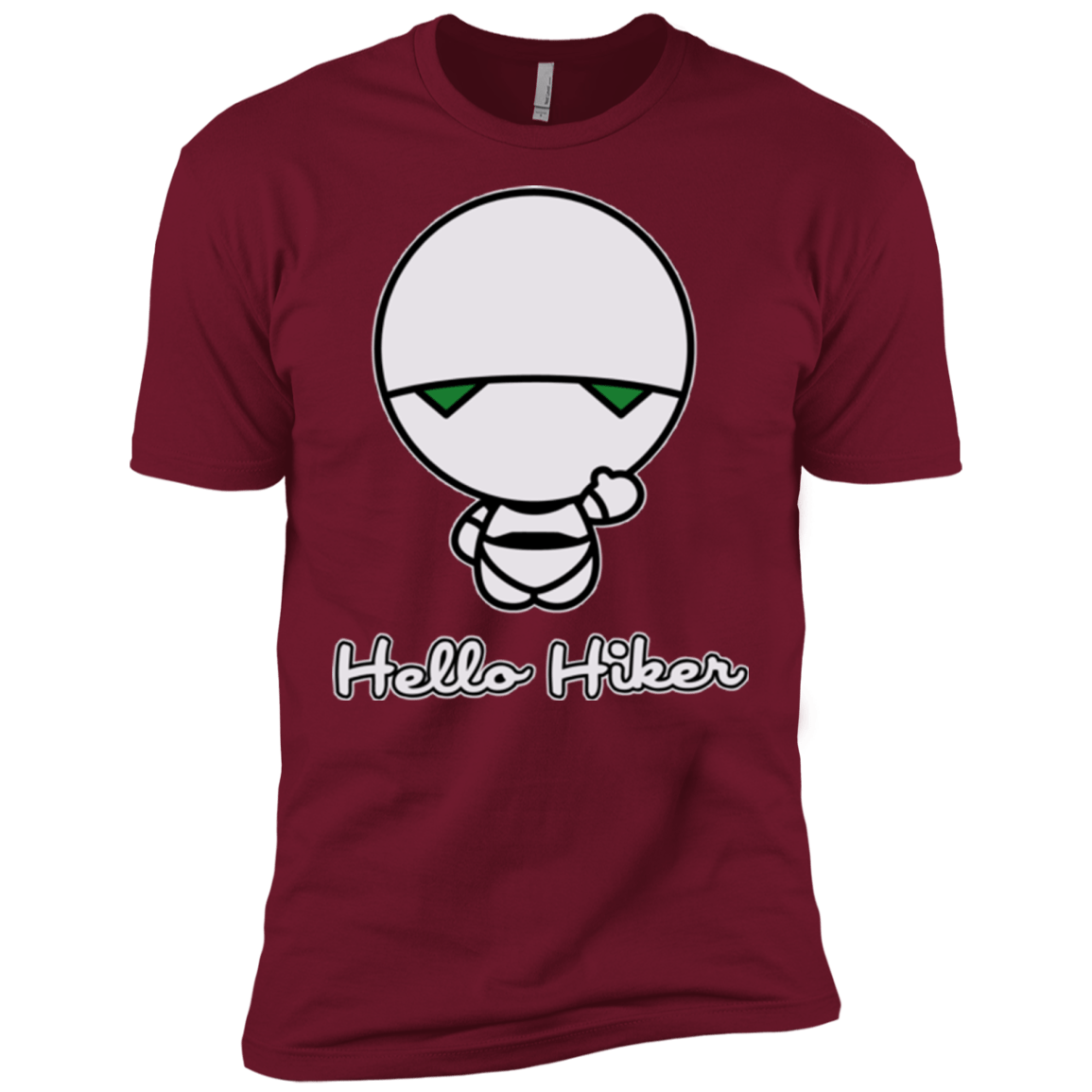 T-Shirts Cardinal / X-Small Hello Hiker Men's Premium T-Shirt