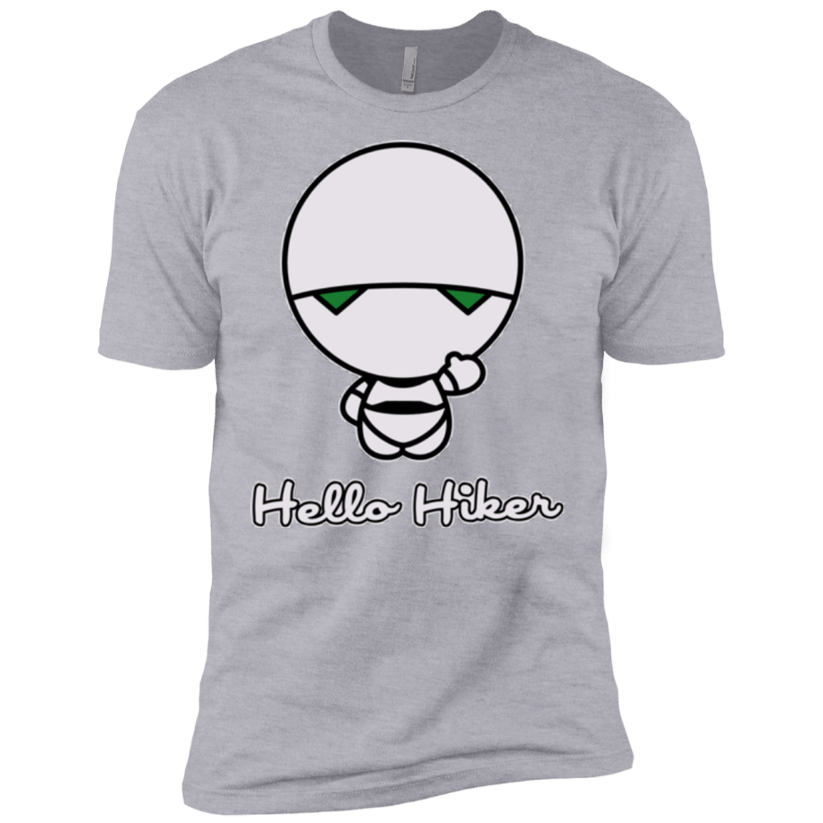 T-Shirts Heather Grey / X-Small Hello Hiker Men's Premium T-Shirt