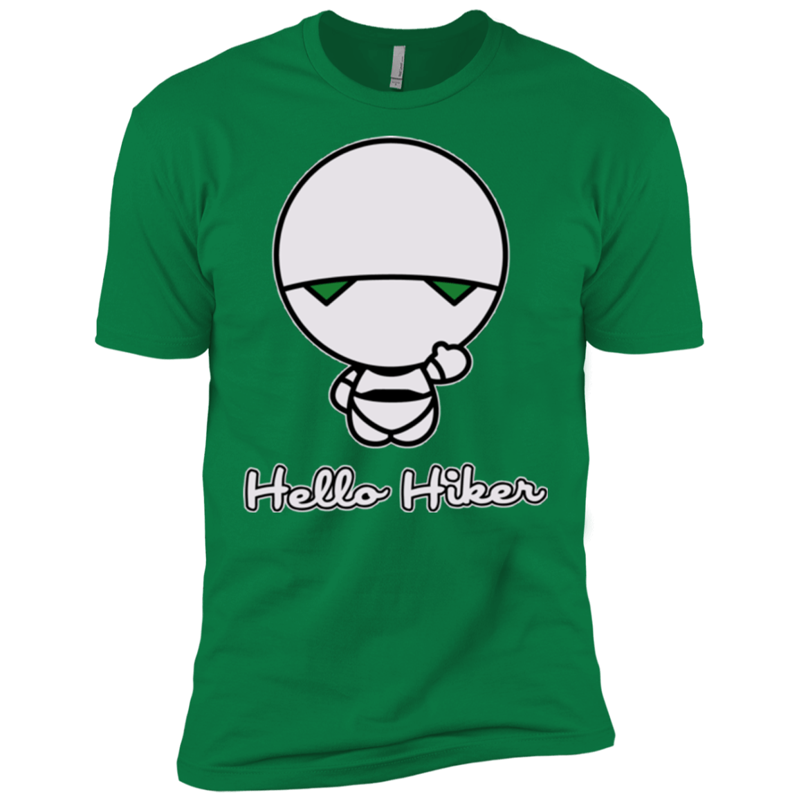 T-Shirts Kelly Green / X-Small Hello Hiker Men's Premium T-Shirt