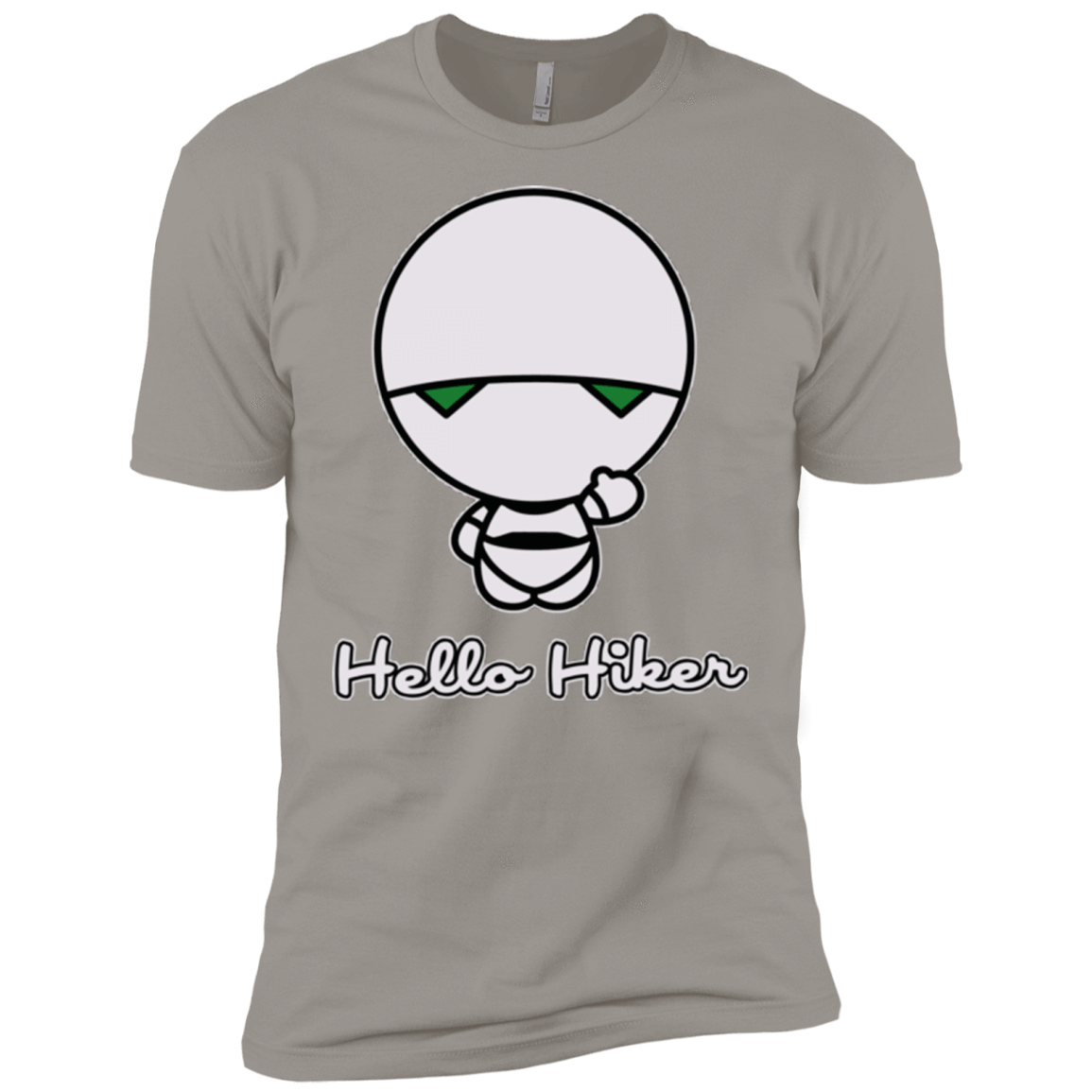 T-Shirts Light Grey / X-Small Hello Hiker Men's Premium T-Shirt