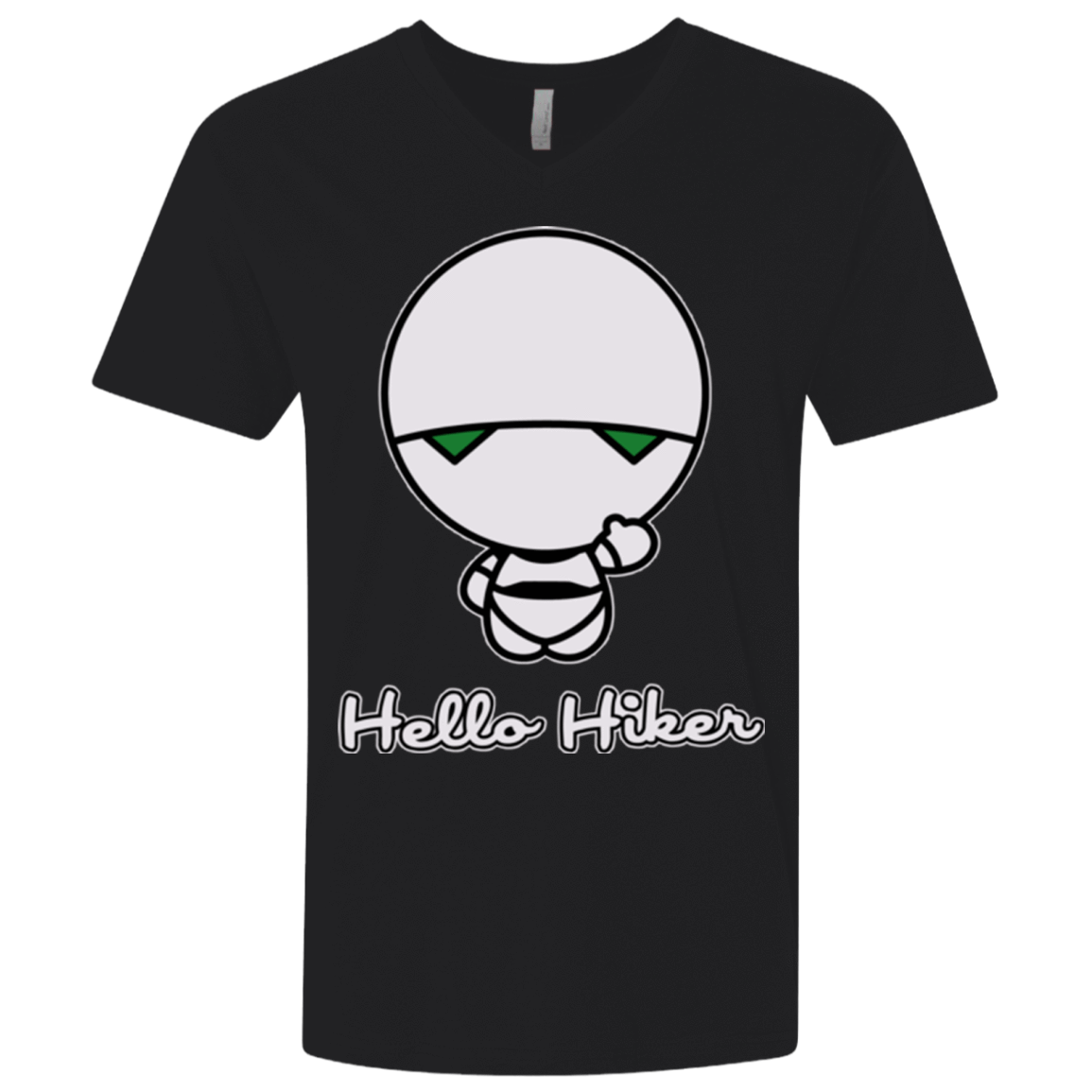 T-Shirts Black / X-Small Hello Hiker Men's Premium V-Neck