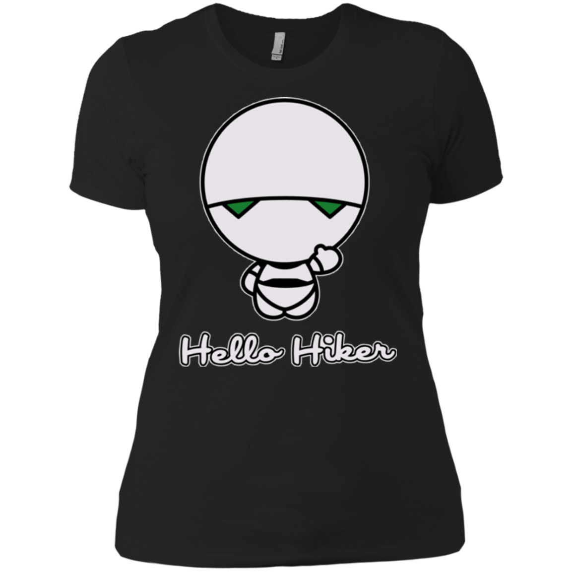 T-Shirts Black / X-Small Hello Hiker Women's Premium T-Shirt