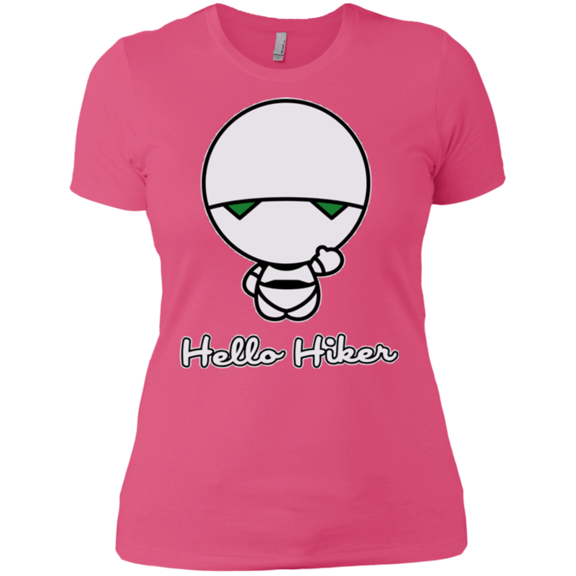 T-Shirts Hot Pink / X-Small Hello Hiker Women's Premium T-Shirt