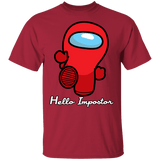T-Shirts Cardinal / YXS Hello Impostor Youth T-Shirt