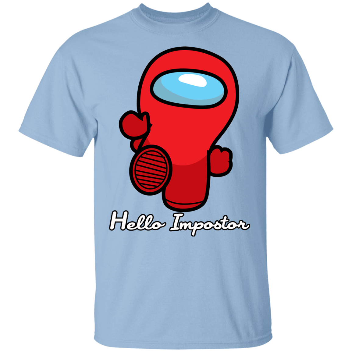 T-Shirts Light Blue / YXS Hello Impostor Youth T-Shirt